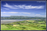 Ireland - Co.Sligo - Ben Bulben from summit of Knocknarea 