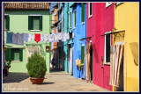  Venice - Burano Island - A Colourful corner. 