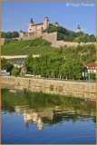  Germany - Wurzburg - Festung Marienberg above the River Main 