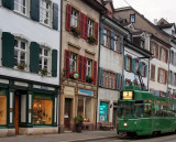 Part of the old city in Basel