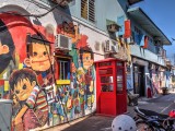 coulourful wallpainting
