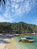 Sea, blue sky and sandy beach!