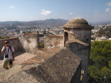 The Gibralfaro fortress of Malaga.