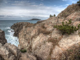 Tojinbo cliffs