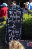 MV Firefighters Breakfast Sign