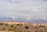 PETRIFIED DUNES AND LA SAL MOUNTAINS