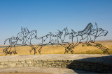 SPIRIT WARRIOR SCULPTURE AT INDIAN MEMORIAL