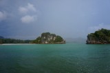 Krabi islands in late afternoon