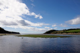 Erme estuary from the middle at low tide