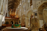the nave altar, organ and pulpit..