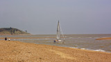 Felixstowe north beach - 2 - mouth of the River Deben