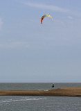 Kite surfing at Shingle Street - 4 of series of 5