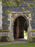 Dedham church - doorway in tower