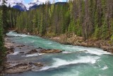 In Kicking Horse River Valley