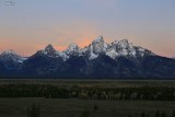 Tetons at daybreak