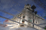 Belgrade, Serbia-Reflection in Puddle