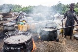 Boiling Palm Oil