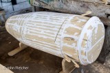 Drum Coffin before Painting