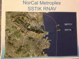 SFO Round Table consultants view on the SSTIK procedure flight path