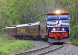 Veterans unit 6920 leads train 975 with a small consist enroute for display at Washington Union Station