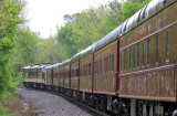 The outbound KY Derby train near Clarks Station Ky