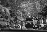 Sun, Shadow and EMD... Northbound 174 starts through the cut at Parkers Lake Ky,