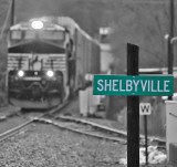 The Derby weekend rain continues to fall as Eastbound 285 comes through Shelbyville 