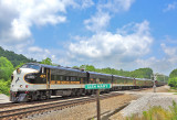 NS 955 under the gathering clouds at Glen Mary on the CNO&TP