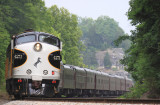 Southbound 955 eases into Burnside KY for a quick crew change