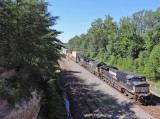 Southbound stacks at Revilo (thats Oliver spelled backwards) on a warm July evening