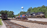 NS 215 passes through downtown Stearns and the K&T depot