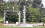 The tower for the new signal bridge at Bowen is up, ready for the overhead to be installed