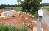 Progress on the Jones Knob bridge 08/17/13