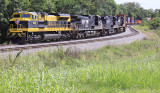Virginian 1069 brings Westbound 22A through Turtle Tree curve at Waddy, Kentucky