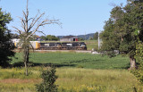 Northbound 282 comes into Bowen with some sweet early morning light