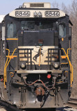 NS 8846 stands on the point of train 289 at North Wye.