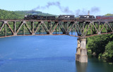 Crossing the Cumberland River at Burnside, Ky Northbound 