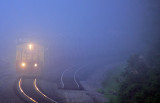 NS I 7 V looms out of the fog at Jones Knob