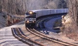 Northbound 264 at Jones Knob on a frosty morning 