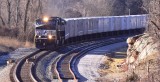 That deer in the ditchlights look..NS 264 at Jones Knob