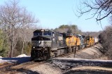 167 eases through the construction area just North of Grove