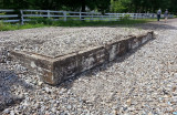 The foundation of the interlocking tower at Junction City 