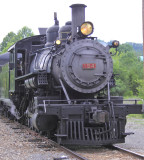 Southern Railway 154 on the K&HR at Marbledale, TN