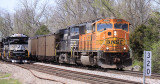 A gathering of EMDs and coal trains at Waddy 