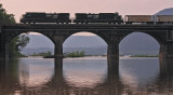 Sunset over the Susquehanna  River 