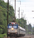 Westbound  Amtrak Keystone Service train at Gap, PA