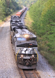 Norfolk to Louisville train 22A at Parkers Lake