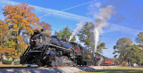 Southern 4501 & 630  prepare for a runby at  Chickamauga 