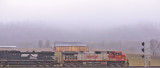 A former Santa Fe GE leads NS 148 South at Bowen