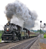 Southern 4501  with her First public mainline trip in over 20 years passes the CPLs at CP Washington